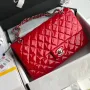 Chanel patent leather pouch size:25.5cm Ident No.: 1112