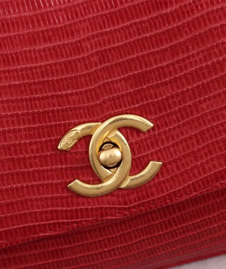 cocohandle lambskin gilt Size: 251512cm Style: 6620