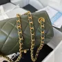 Chanel sheepskin size: 18X19.5X9.5cm