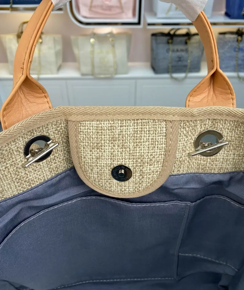 Chanel Shoulder Bag Size: 38*20*30cm Style: 8818 Apricot