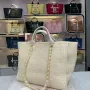 Chanel One Shoulder Handbag Size: 38*30*20 Style: 8820 Apricot Grey