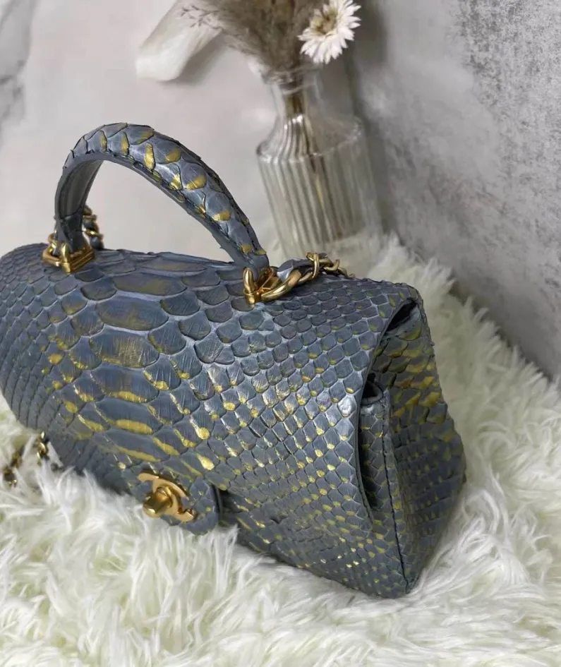 Cover Bag Handle Full Copper Vintage Gold Size: X6X13cm Ident No.: 2431