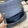 Denim Denim Golden Ball Bag Size: 18cm*20cm