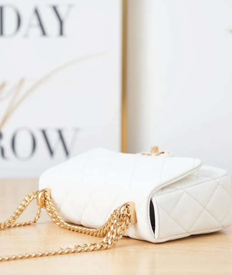 Chanel One Shoulder Crossbody Model Number: AS3114 Size: 16-22-7cm