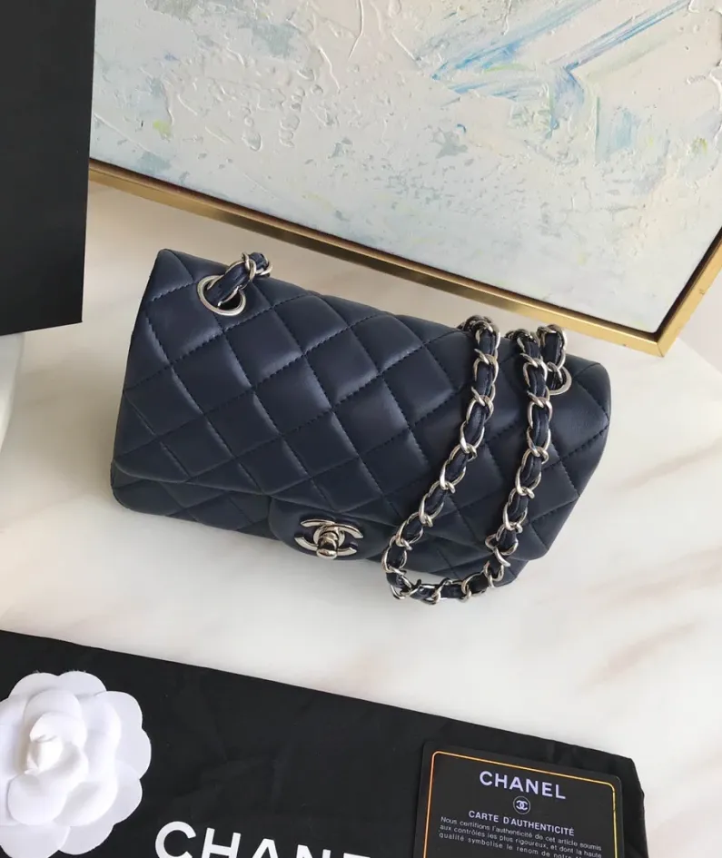 Lambskin Small Bag Size:20X13x7cm Model: 1116