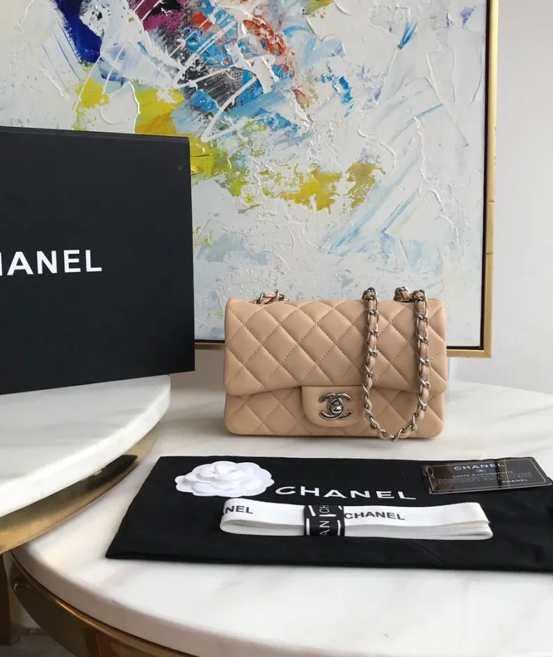 Lambskin Small Bag Size:20X13x7cm Model: 1116