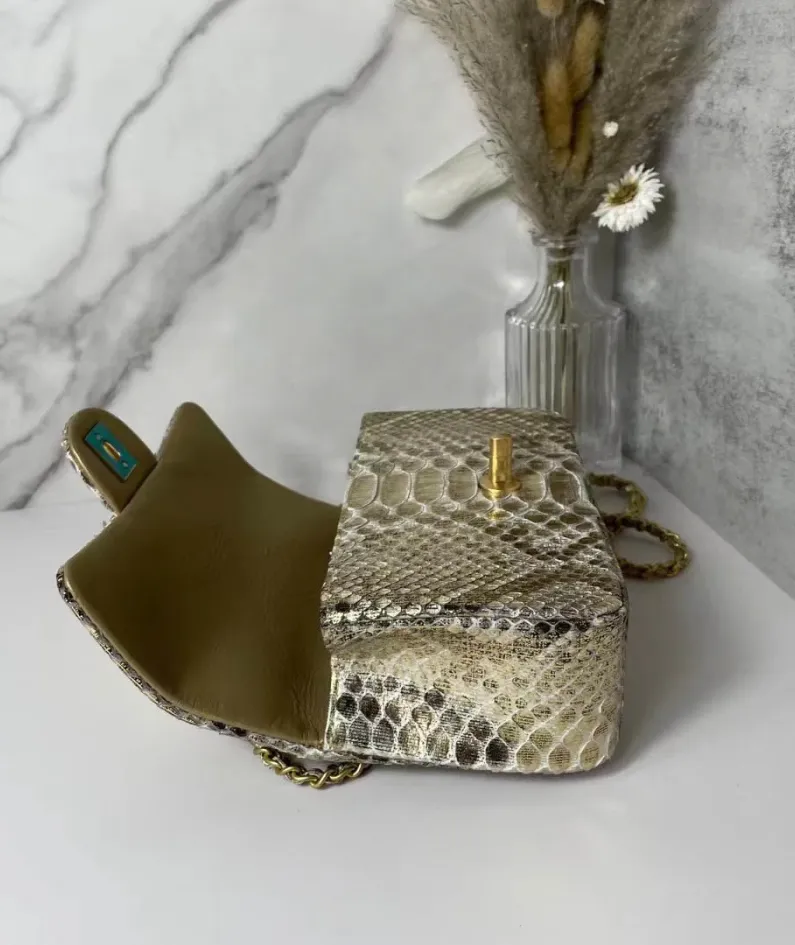 Cover Bag Handle Full Copper Vintage Gold Size: X6X13cm Ident No.: 2431