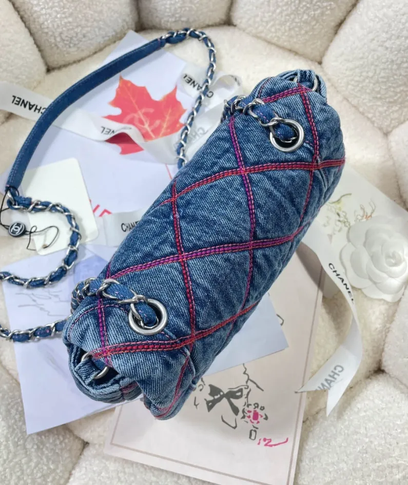 Denim Saddle Bag Model: 3188 Size: 22cm