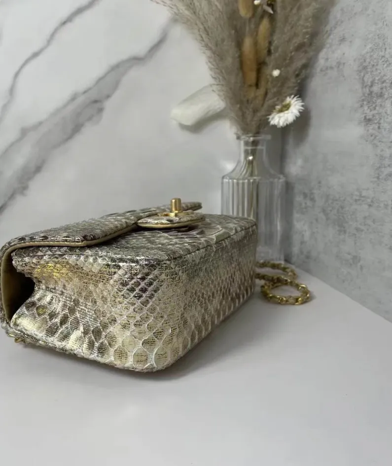 Cover Bag Handle Full Copper Vintage Gold Size: X6X13cm Ident No.: 2431