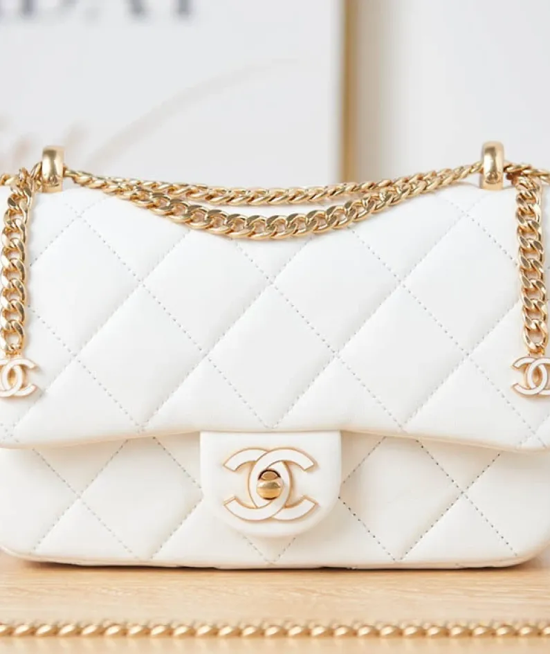 Chanel One Shoulder Crossbody Model Number: AS3114 Size: 16-22-7cm