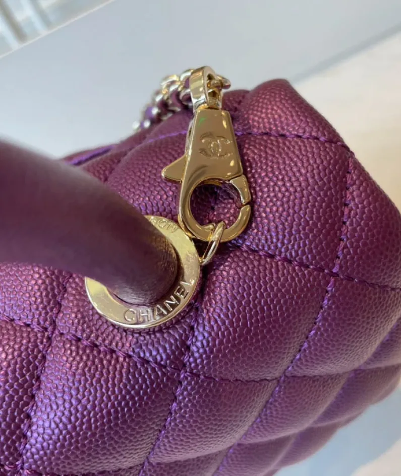 Chanel Pearl Purple Size: 23cm