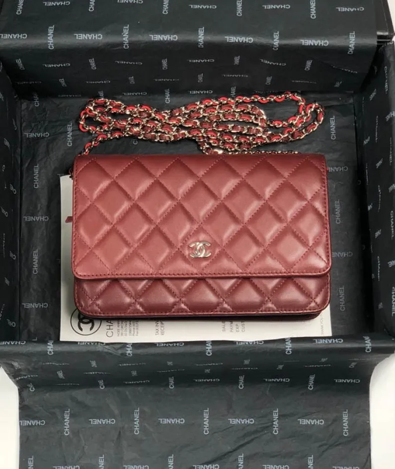 Lambskin Shoulder Chain Bag Style Number: 33814