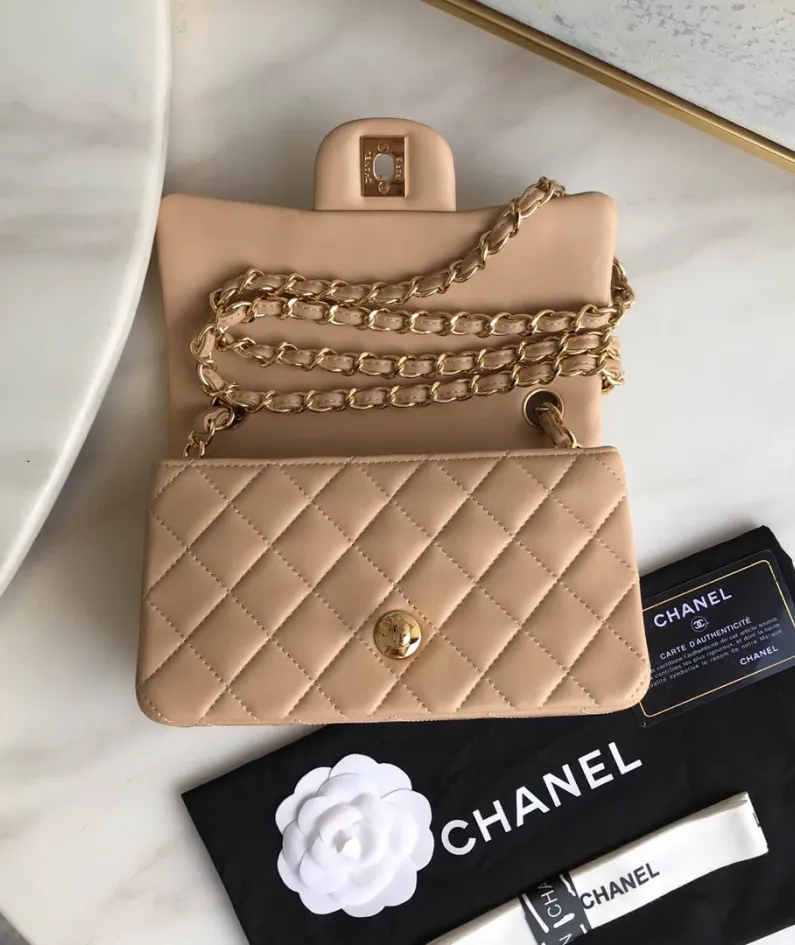 Lambskin Small Bag Size:20X13x7cm Model: 1116