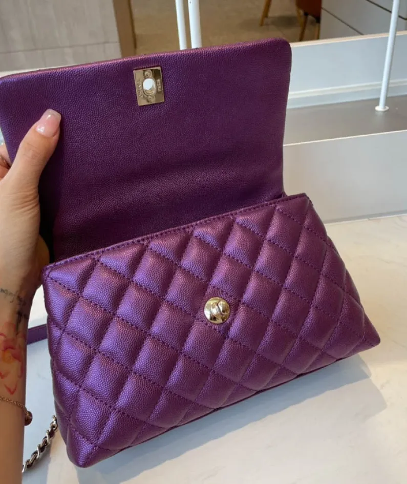 Chanel Pearl Purple Size: 23cm