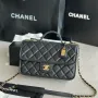 CHANEL Tofu Bun Model AS3653# Size: 25 X21.5 X7 cm 3652# 17 X20.5 X6 cm