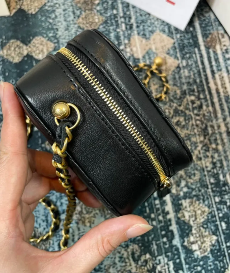 Golden Ball Camera Bag Size: 14x10x5.5cm