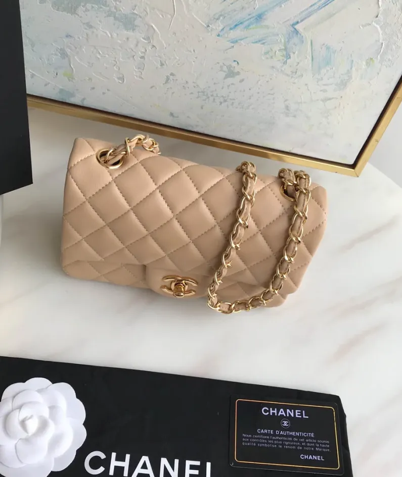 Lambskin Small Bag Size:20X13x7cm Model: 1116
