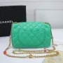 Chanel Stone Chain Bag Size: 21/13/6 Style: 611