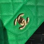 Grass green gold buckle size: 17x11x7.5cm Model: 1115#