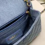 Denim Denim Golden Ball Bag Size: 18cm*20cm