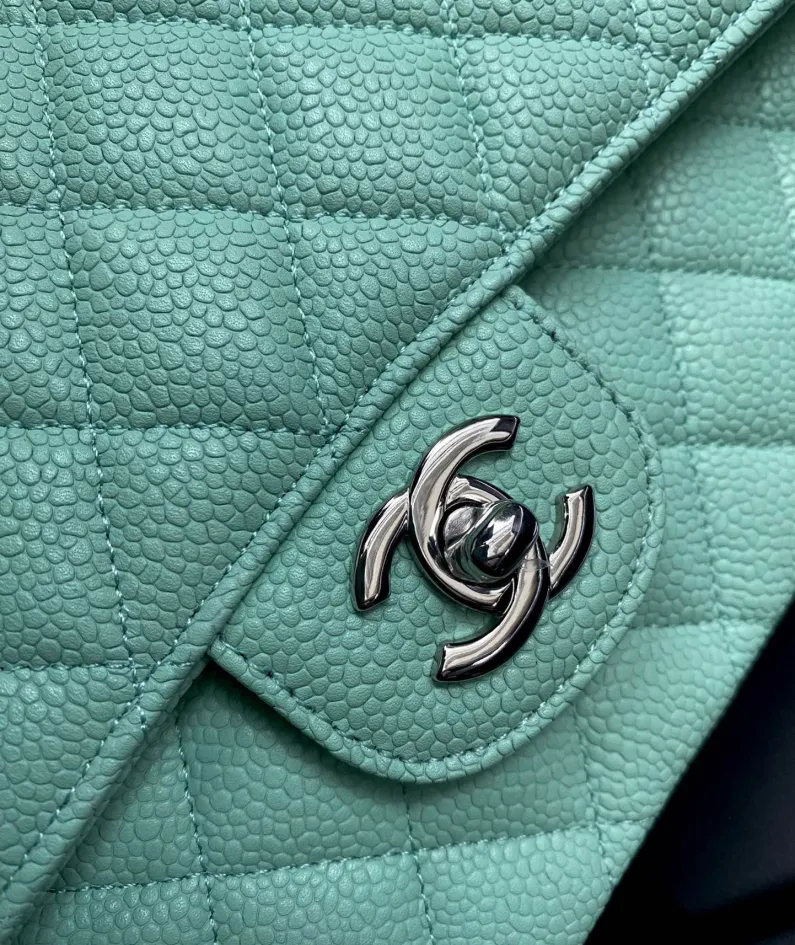 Leather Ball Pattern Mint Green Model: -A01112 Size: -25.5*15.5*6.5