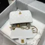 classic flap lambskin light gold buckle classic flap size:17cm