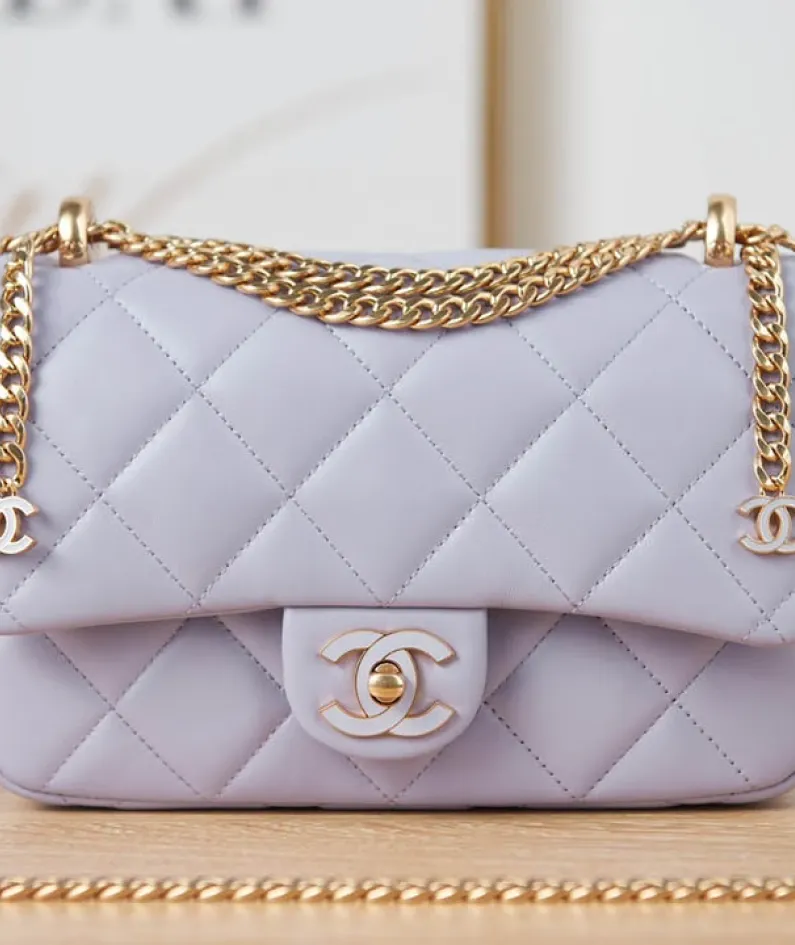 Chanel One Shoulder Crossbody Model Number: AS3114 Size: 16-22-7cm