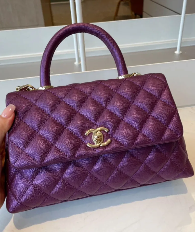 Chanel Pearl Purple Size: 23cm