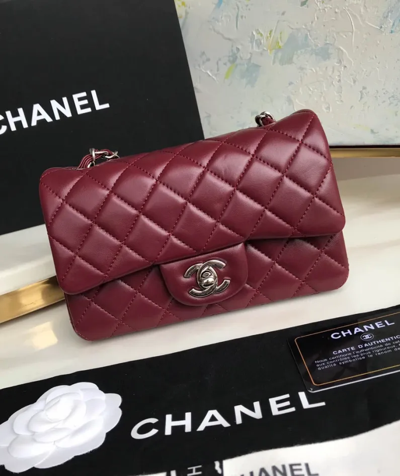 Lambskin Small Bag Size:20X13x7cm Model: 1116