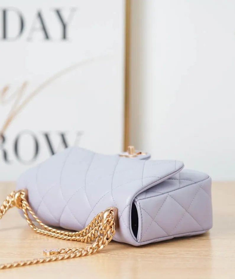 Chanel One Shoulder Crossbody Model Number: AS3114 Size: 16-22-7cm