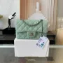 Light Silver Metal Bag Size: 20cm Ident No.: 01116