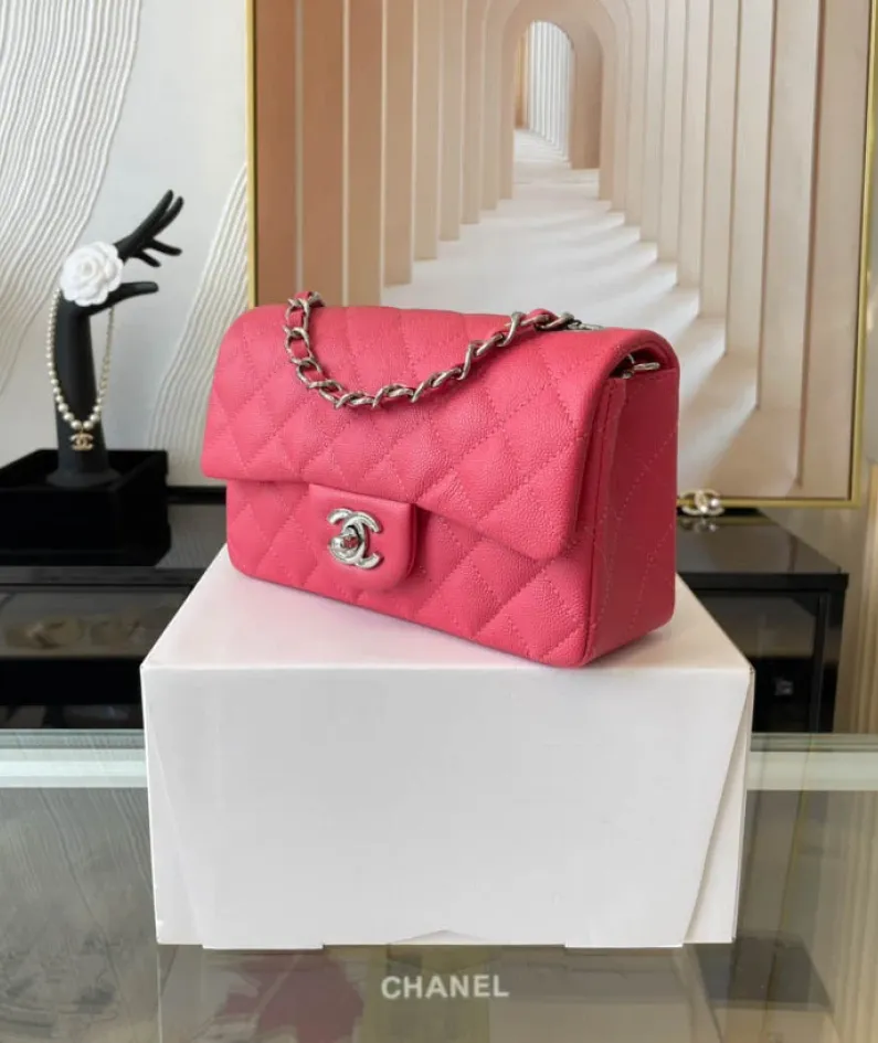 Light Silver Metal Bag Size: 20cm Ident No.: 01116
