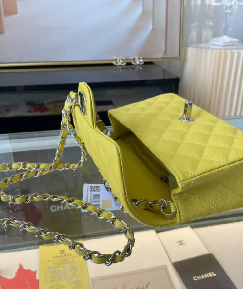 Light Silver Metal Bag Size: 20cm Ident No.: 01116