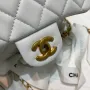 classic flap lambskin light gold buckle classic flap size:17cm