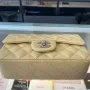Light Silver Metal Bag Size: 20cm Ident No.: 01116