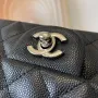 Light Silver Metal Bag Size: 20cm Ident No.: 01116