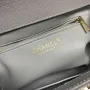 CHANEL pearl ball size: 19x7x14cm model number 93749 gray