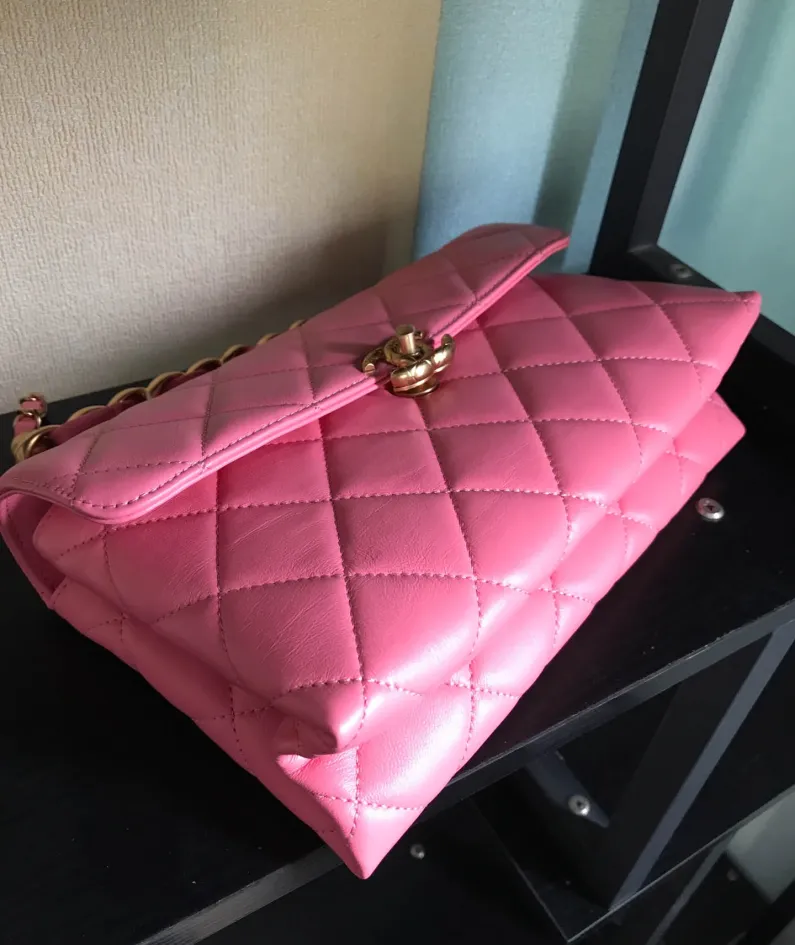 Double Golden Ball Handbag Model: AS1918 Size: 26x16.5x