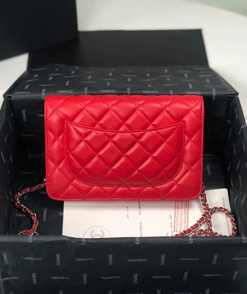 Lambskin Shoulder Chain Bag Style Number: 33814