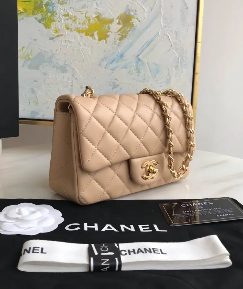 Lambskin Small Bag Size:20X13x7cm Model: 1116