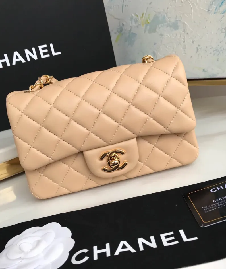 Lambskin Small Bag Size:20X13x7cm Model: 1116