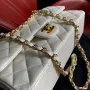 Cowhide Ball Pattern White Model: -A01112 Size: -25.5*15.5*6.5