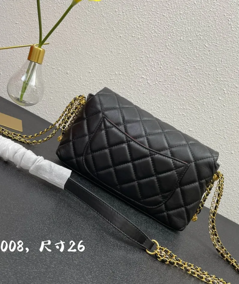 Chanel Small Square Bag Style: 6008 Size: 26*16*5.5
