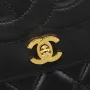 chanel sheepskin gold buckle Size: 33*23*9