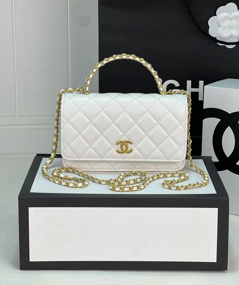 Chanel Stewardess Bag Size: 19.2 12.3 3.5cm: Model No. AP3009