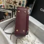 CHANEL Pearl Ball Size: 19x7x14cm Style Number: 93749 Deep Maroon