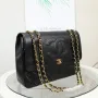 chanel sheepskin gold buckle Size: 33*23*9