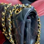 Cowhide Ball Pattern Black Model: -A01112 Size: -25.5*15.5*6.5