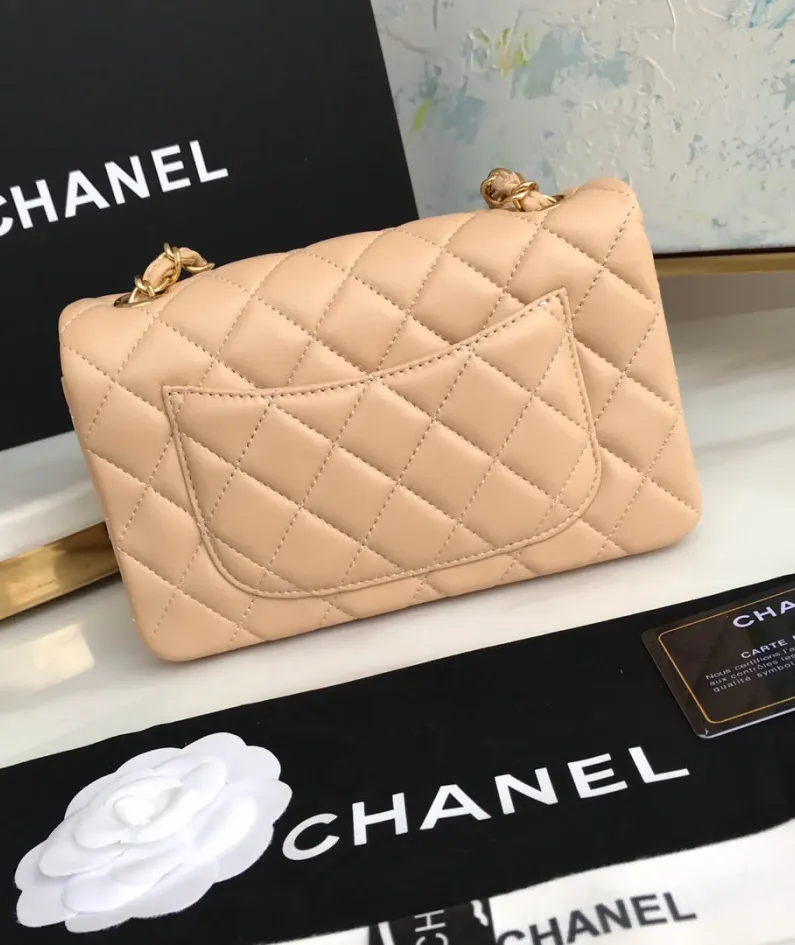 Lambskin Small Bag Size:20X13x7cm Model: 1116