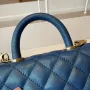Chanel Pearl Blue Model: AS2215 Size: 19cm